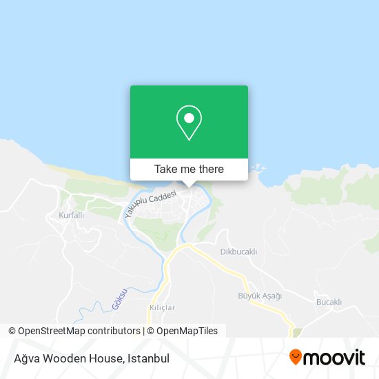 Ağva Wooden House map