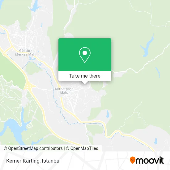 Kemer Karting map