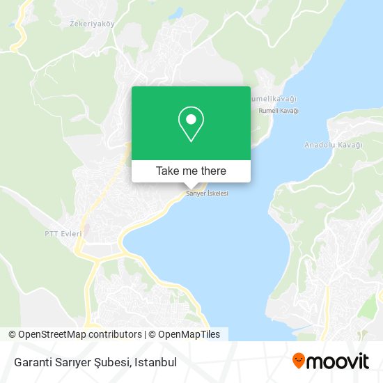 Garanti Sarıyer Şubesi map