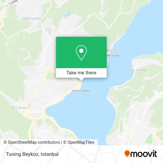Tuning Beykoz map