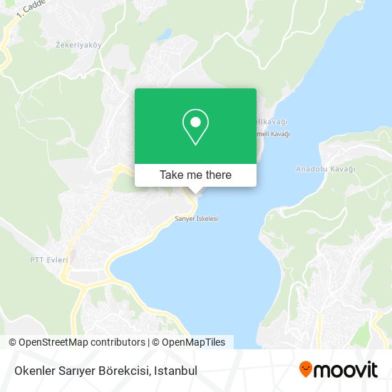 Okenler Sarıyer Börekcisi map