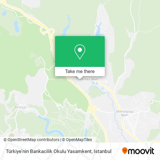 Türkiye'nin Bankacilik Okulu Yasamkent map