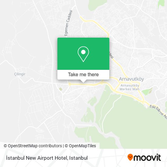 İstanbul New Airport Hotel map