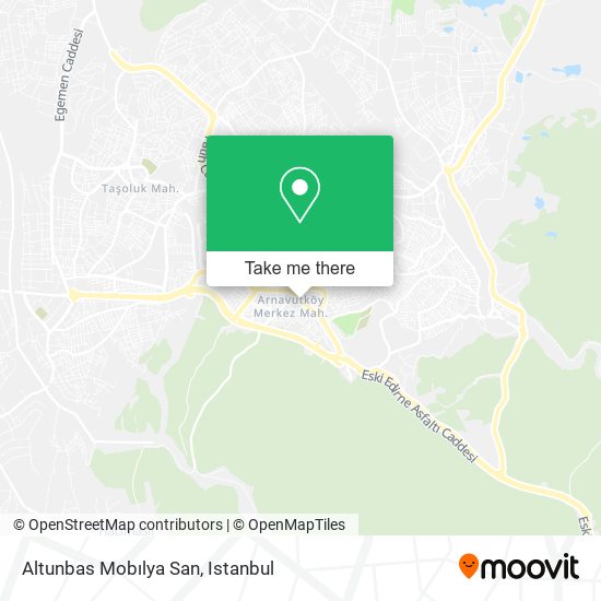 Altunbas Mobılya San map