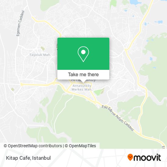 Kitap Cafe map