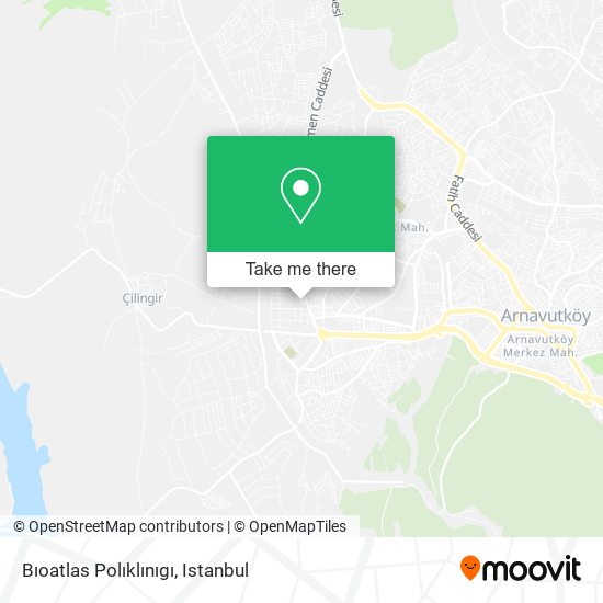 Bıoatlas Polıklınıgı map