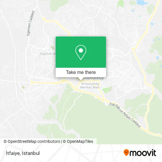 İtfaiye map