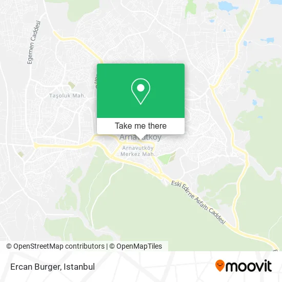 Ercan Burger map