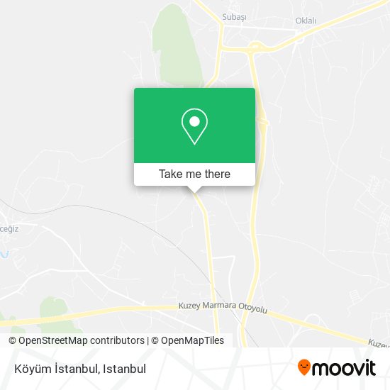 Köyüm İstanbul map