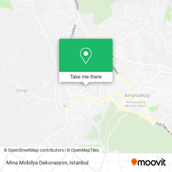 Mina Mobilya Dekorasyon map