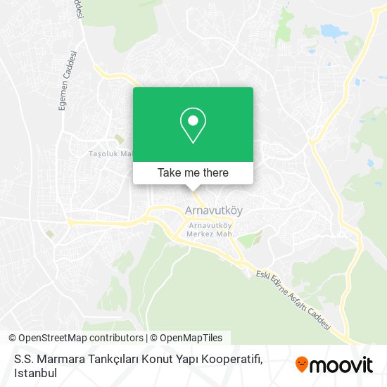 S.S. Marmara Tankçıları Konut Yapı Kooperatifi map