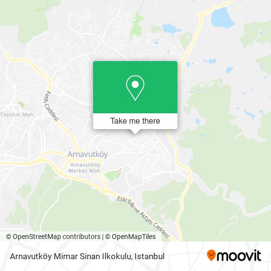 Arnavutköy Mimar Sinan Ilkokulu map