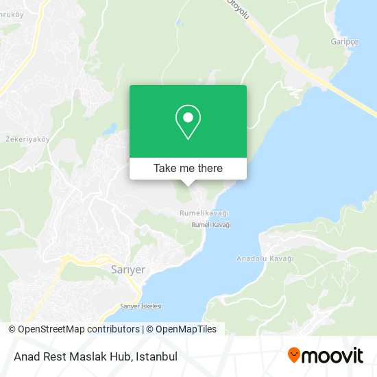 Anad Rest Maslak Hub map