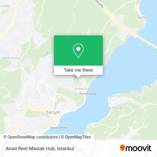 Anad Rest Maslak Hub map