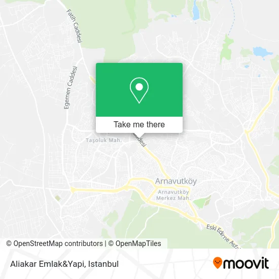 Aliakar Emlak&Yapi map