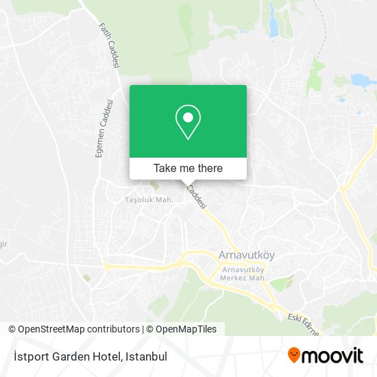 İstport Garden Hotel map
