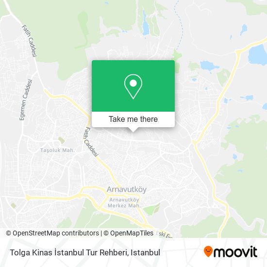 Tolga Kinas İstanbul Tur Rehberi map