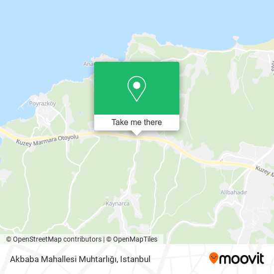 Akbaba Mahallesi Muhtarlığı map