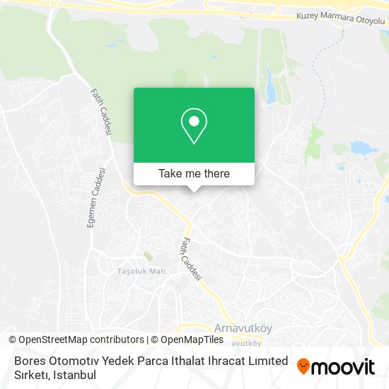 Bores Otomotıv Yedek Parca Ithalat Ihracat Lımıted Sırketı map