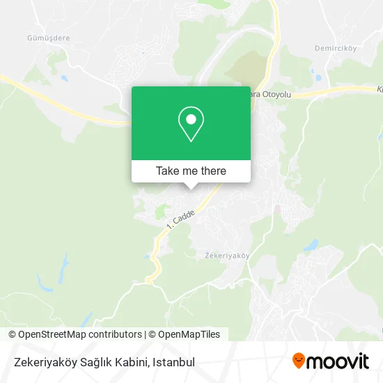 Zekeriyaköy Sağlık Kabini map