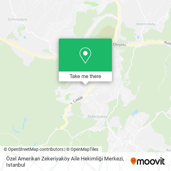 Özel Amerikan Zekeriyaköy Aile Hekimliği Merkezi map