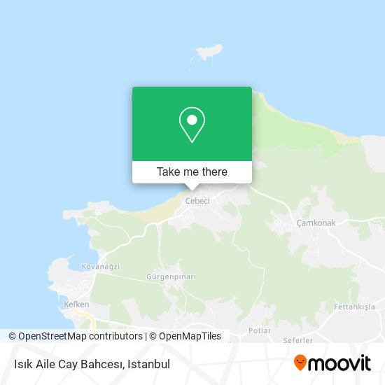 Isık Aile Cay Bahcesı map
