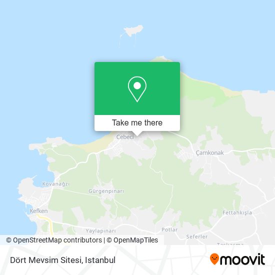 Dört Mevsim Sitesi map
