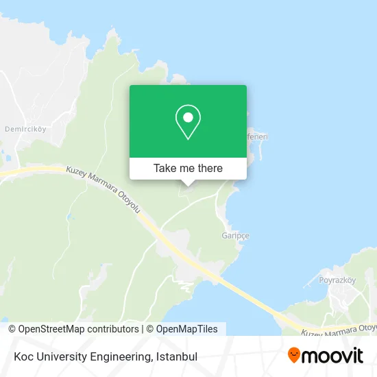 Koc University Engineering map