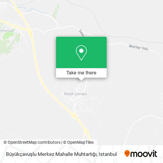 Büyükçavuşlu Merkez Mahalle Muhtarlığı map
