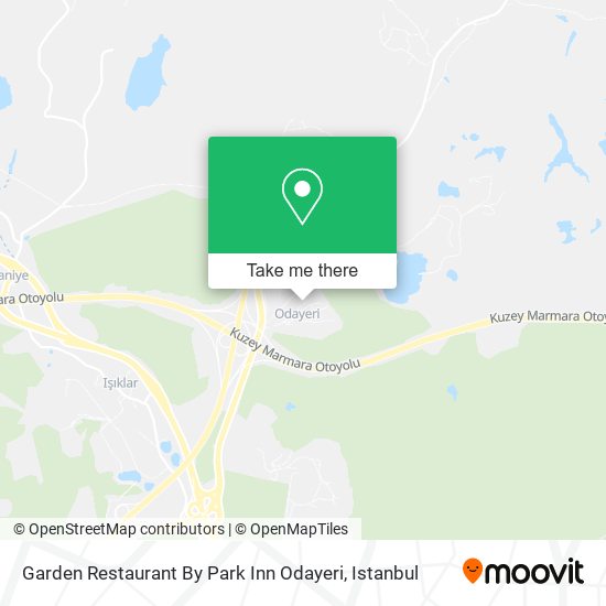 Garden Restaurant By Park Inn Odayeri map