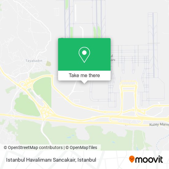 Istanbul Havalimanı Sancakair map