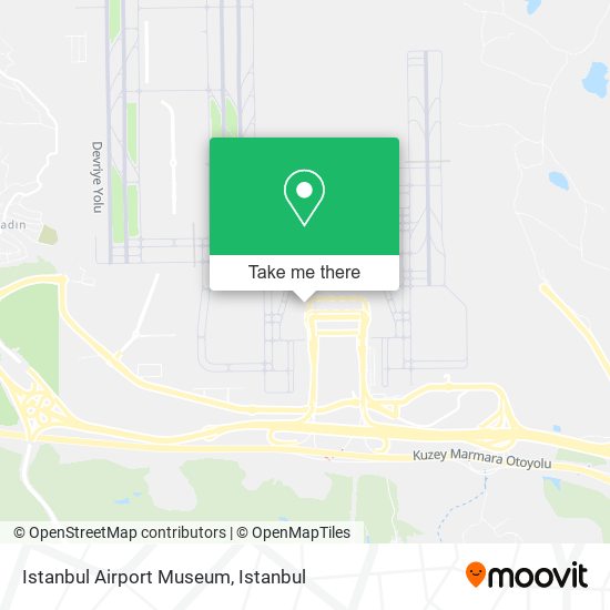 Istanbul Airport Museum map