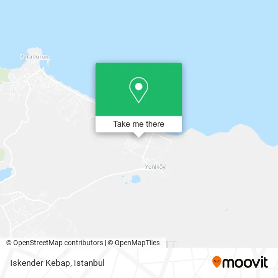 Iskender Kebap map