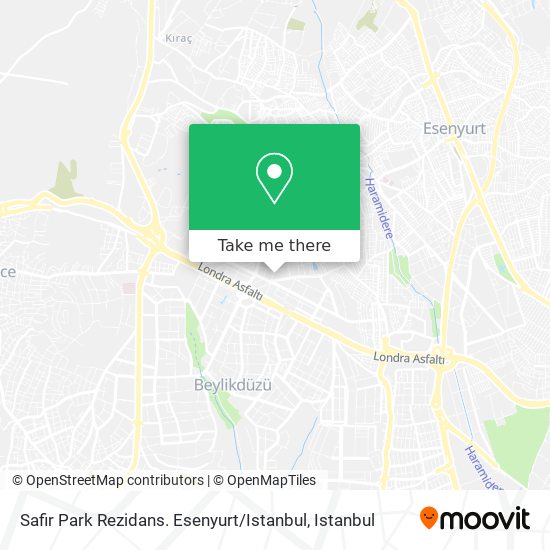 Safir Park Rezidans. Esenyurt / Istanbul map