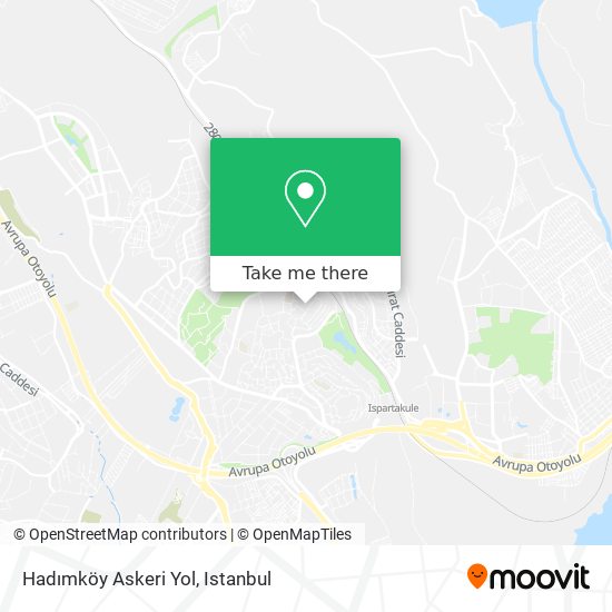 Hadımköy Askeri Yol map
