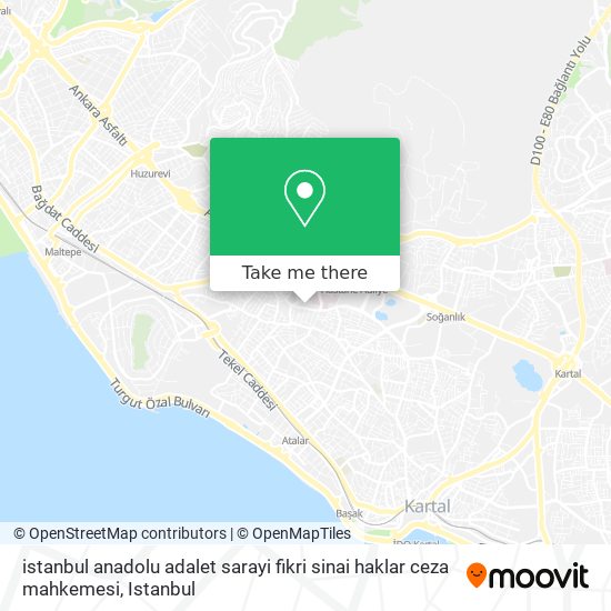istanbul anadolu adalet sarayi fikri sinai haklar ceza mahkemesi map