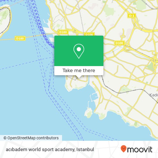 acıbadem world sport academy map