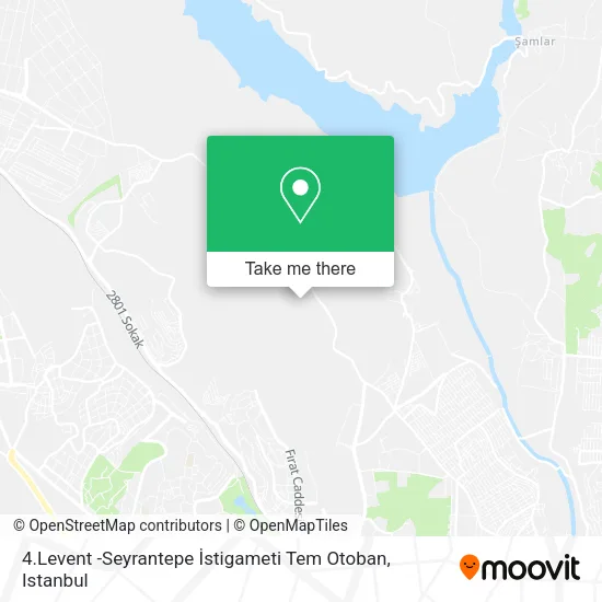 4.Levent -Seyrantepe İstigameti Tem Otoban map