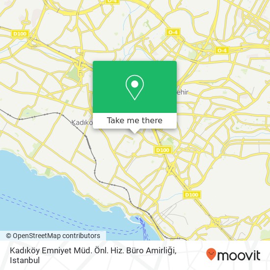 Kadıköy Emniyet Müd. Önl. Hiz. Büro Amirliği map