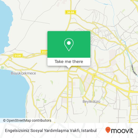 Engelsizsiniz Sosyal Yardımlaşma Vakfı map