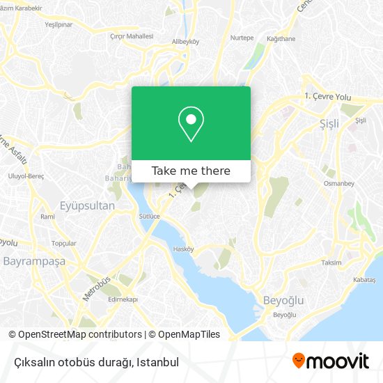 Çıksalın otobüs durağı map