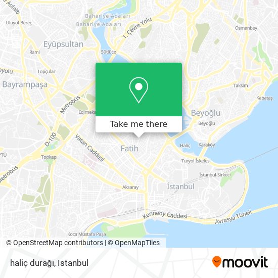 haliç durağı map