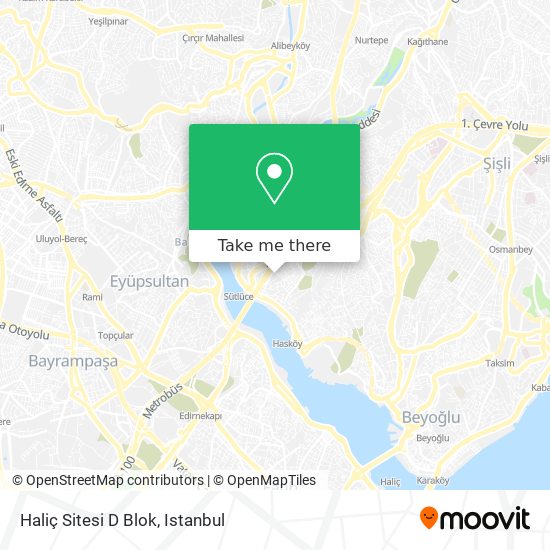 Haliç Sitesi D Blok map