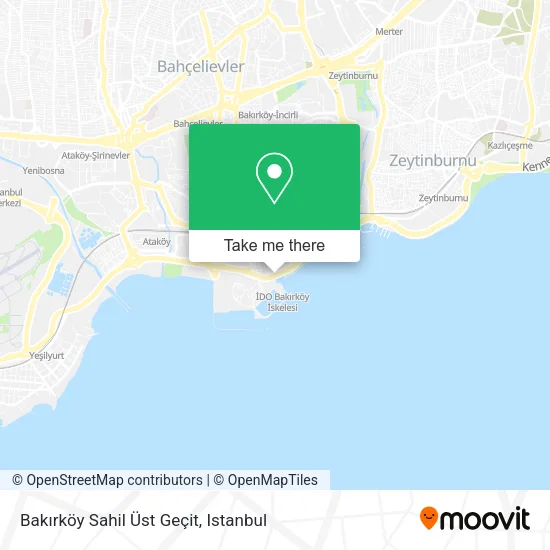 Bakırköy Sahil Üst Geçit map