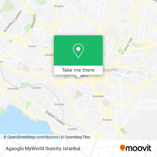 Agaoglu MyWorld Suncity map