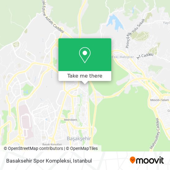 Basaksehir Spor Kompleksi map