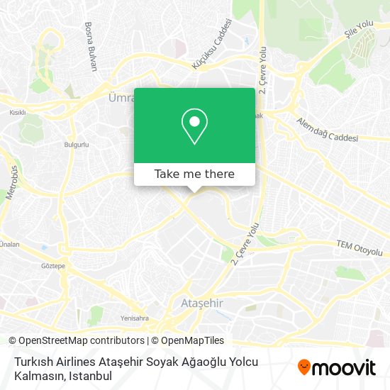 Turkısh Airlines Ataşehir Soyak Ağaoğlu Yolcu Kalmasın map