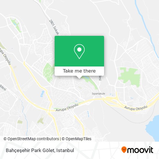 how to get to bahcesehir park golet in basaksehir by bus or cable car