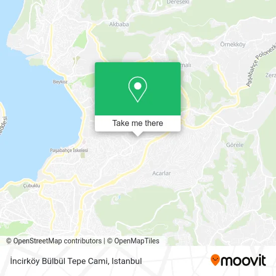 İncirköy Bülbül Tepe Cami map