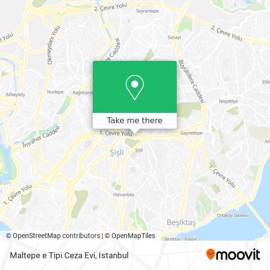 Maltepe e Tipi Ceza Evi map